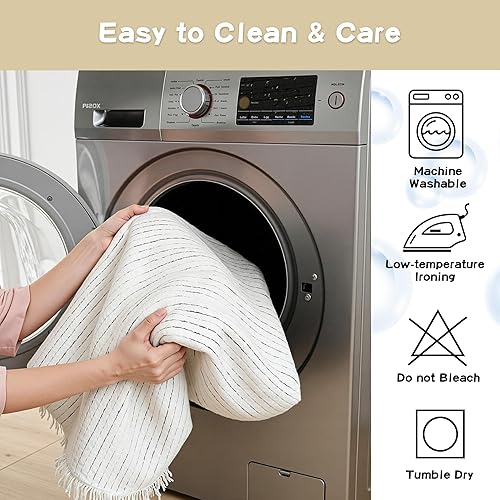 Vista 5 de MYSKY HOME Chair Covers Armchair, Recliner Chair Cover Beige Couch Cover, Sofa Covers for Sectional Sofa L Shape Oversized Couch Covers Protector 9#