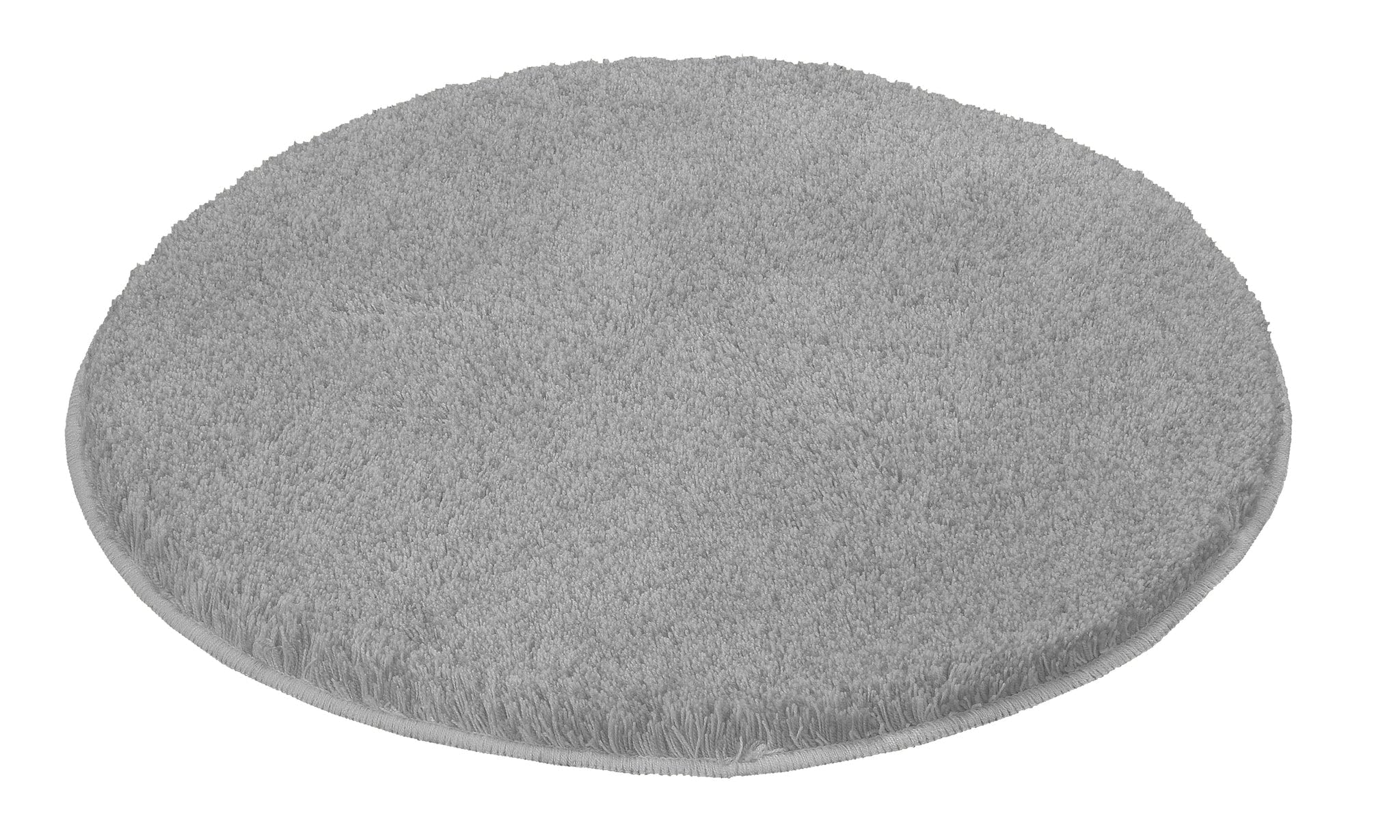 Kleine Wolke Badteppich Relax Grau 100 cm rund