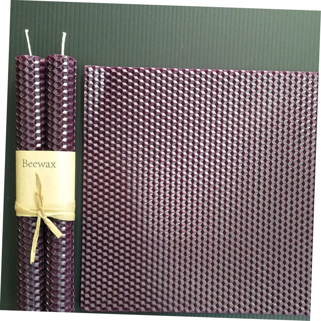SEWACC Juego de 10 Piezas para Hacer Velas Aromáticas Cilíndricas de Cera de Abeja con Núcleo de Algodón, Ideal para Adornos de Escritorio y Uso en Banquetes Color Aleatorio
