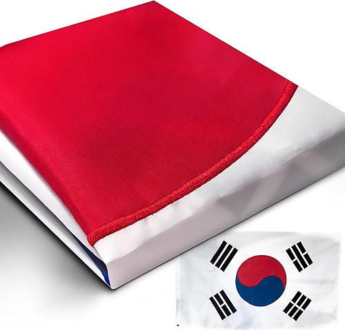 Vista 7 de Bandera de Asia, South Korea