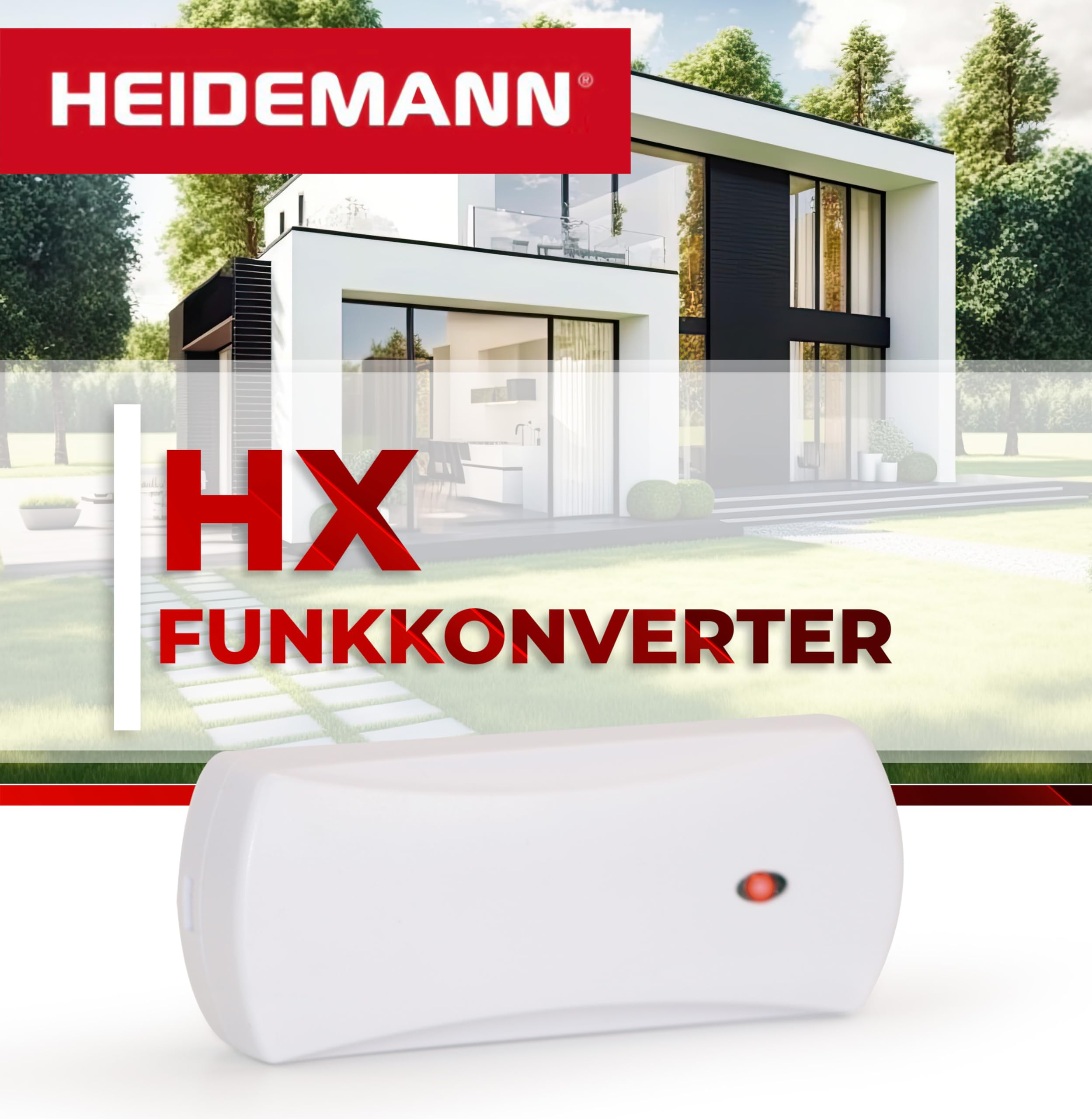 Heidemann HX 70399 Wireless Converter (Complements Existing HX Radio Chimes, Range Approx. 100 m, Colour Pure White - Image 4