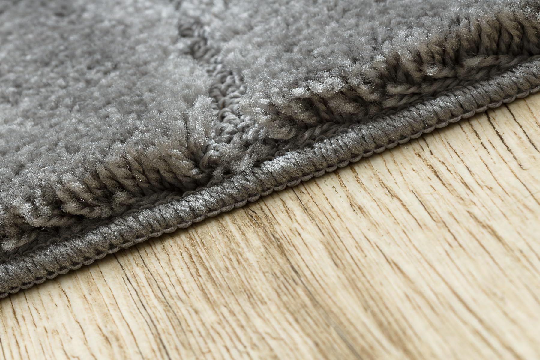 rugsx Alfombra de baño SUPR Lines, Líneas, Alfombra baño Antideslizante, Suave y Lavable, Gris 60x100 cm