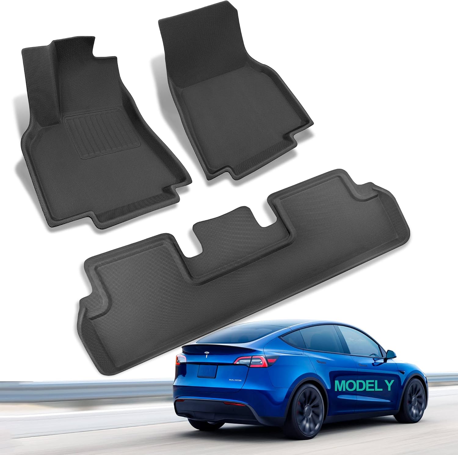 Tesla Model Y Floor Mats 2022 5 Seater,Car Floor Mat for