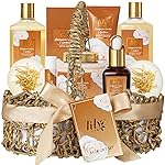 Christmas Gifts for Women - 10-Piece Honey Almond Bath and Body Gift Set for Women Spa Gift Basket Self Care Kit with Bath Bomb | Mothers Day, Birthday Gifts, All Occasion Holiday Present