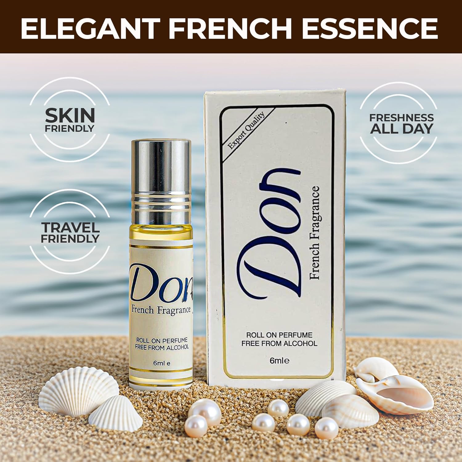 Budget | Don French Fragrance Oil Roll-On – Premium Unisex Perfume Oil – Luxury Don Attar – Travel-Friendly Roll On Scent Oil – 6ml 2026 - view 6