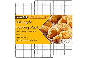 Durable 2-Piece Baking Wire Racks for Sheet Pans