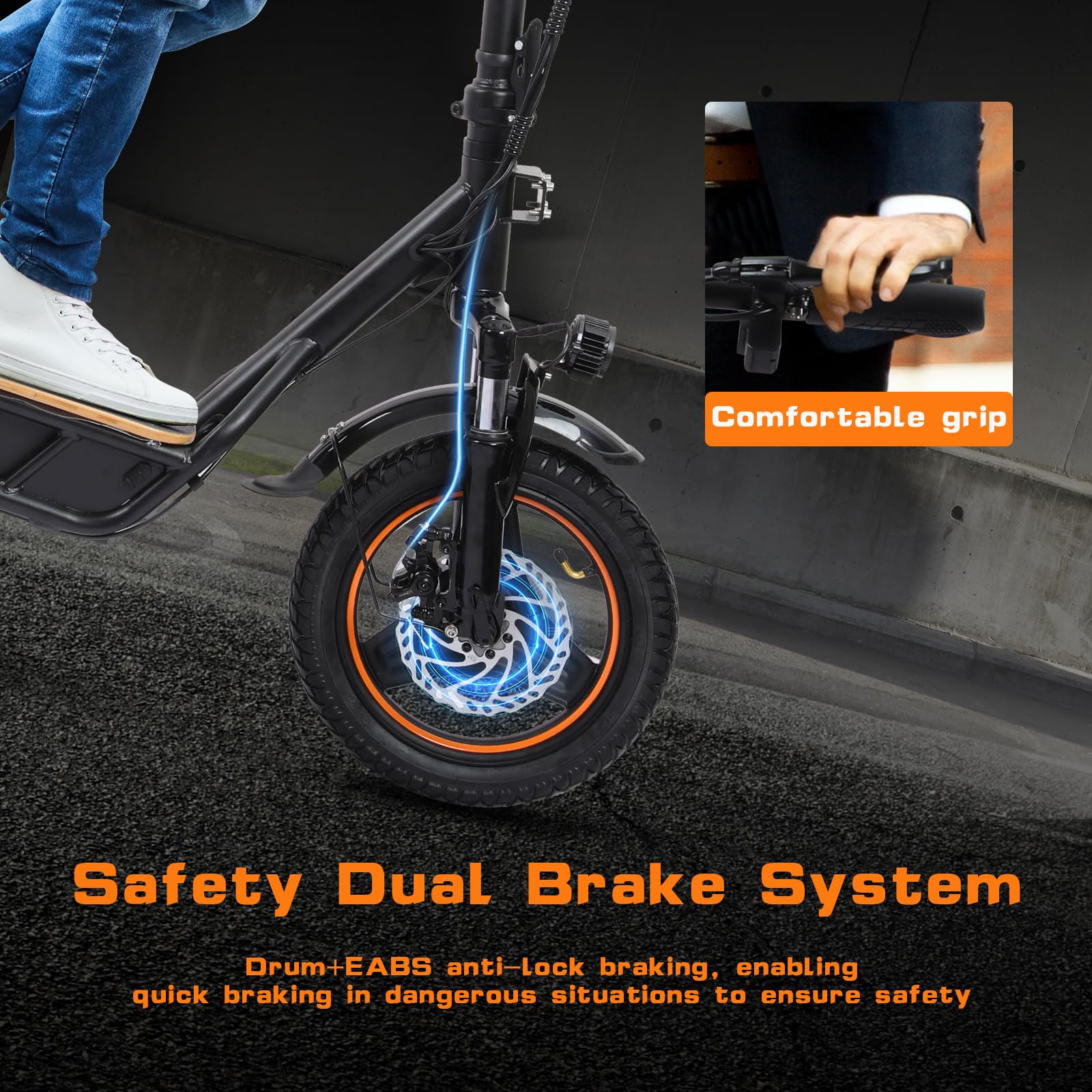 Amazon.co.jp: 大人用電動スクーター シート付き、30マイル長距離