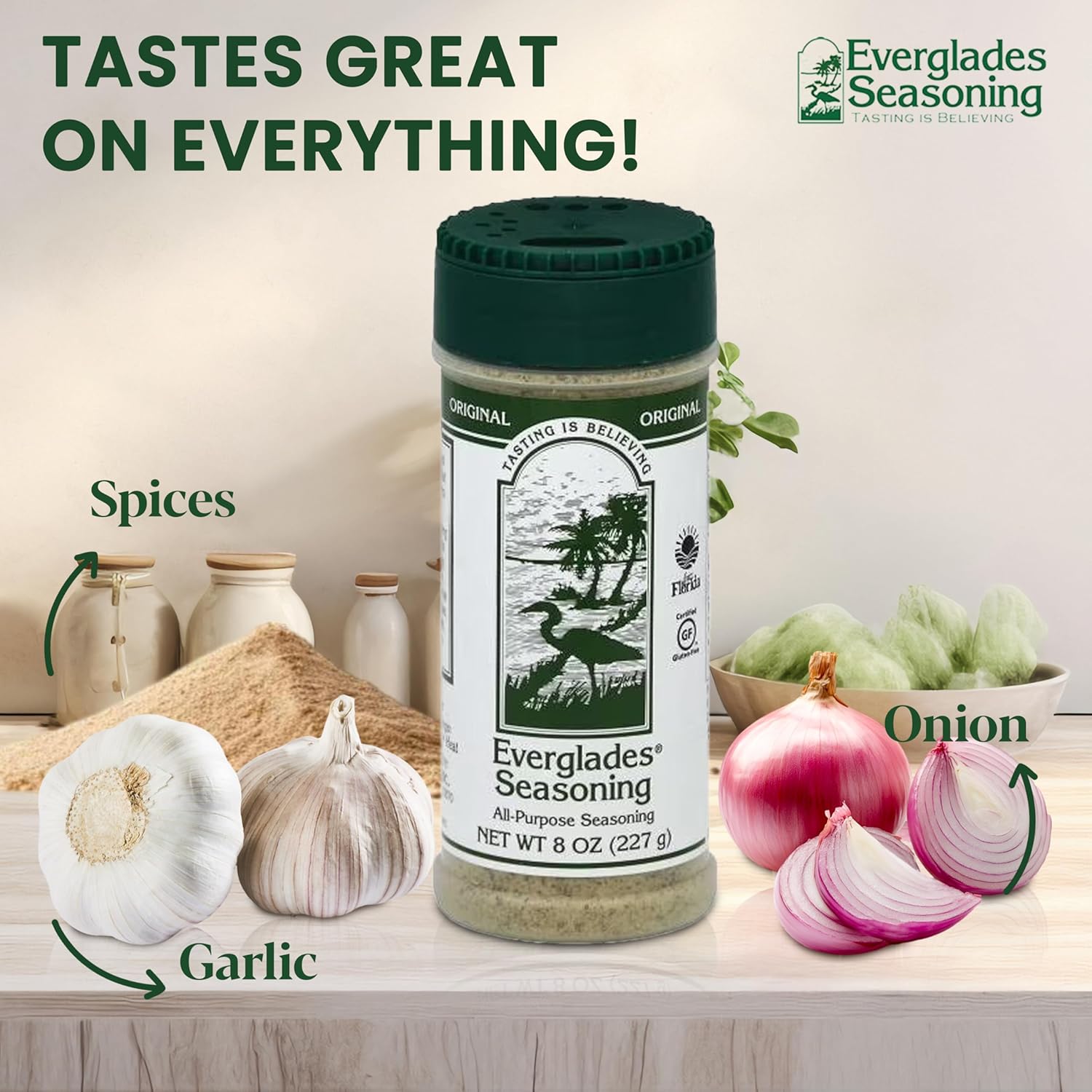 Everglades All Purpose Seasoning Signature Blend of Herbs & Spices for Bold Southern Flavor, Perfect for Meats, Vegetables, Soups & More All-in-One Seasoning for Cooking & Table Use 8oz 2 Pack - Image 4