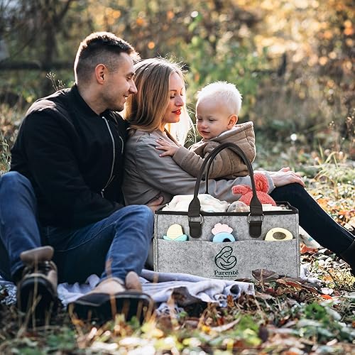 Miniatura 6 de Organizador de pañales organizador portátil de bebé para cosas de bebé, artículos esenciales para recién nacidos, organizador con asa, regalos