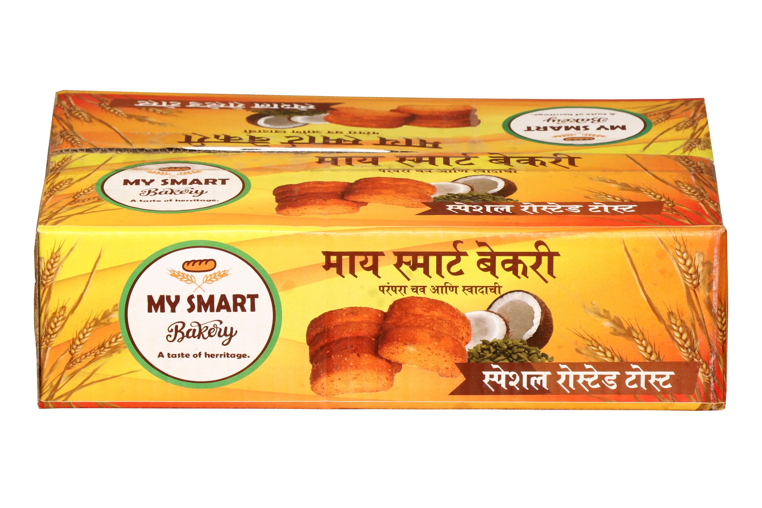 Rawa Suji Bake Rusk with goodness of Elaichi, Sooji & Wheat, Light & Crunchy Tea Toast