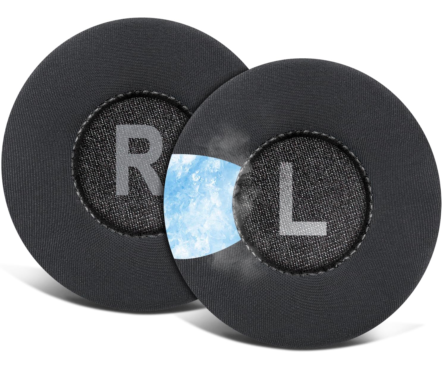 SOULWIT 70mm Cooling Gel Earpads Replacement for Jabra Move/Elite 25h Wireless On-Ear Headphones, Ear Pads Cushions with Ice Silk Fabric, High-Density