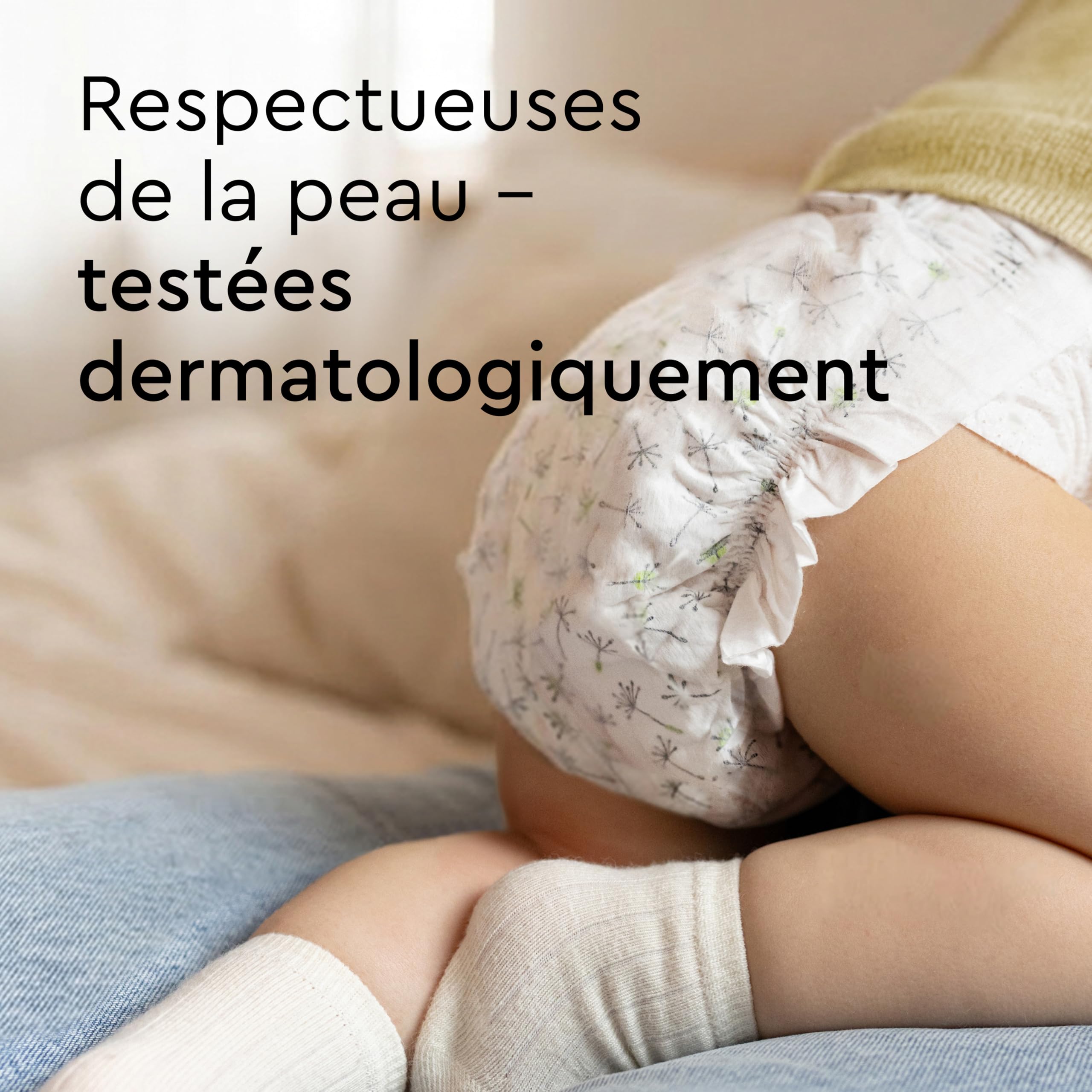 LILLYDOO - Couches Bébé Hypoallergéniques, Taille 3 (6+ kg), Lot de 3 paquets (87 pièces), Ultra Douces et Absorbantes, sans Parfum et Lotion pour les peaux sensibles, Testées dermatologiquement