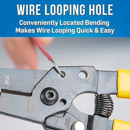 Miniatura 4 de Jonard Tools JIC-1626 16-26 AWG Pelacables y cortador, 6-34" de longitud