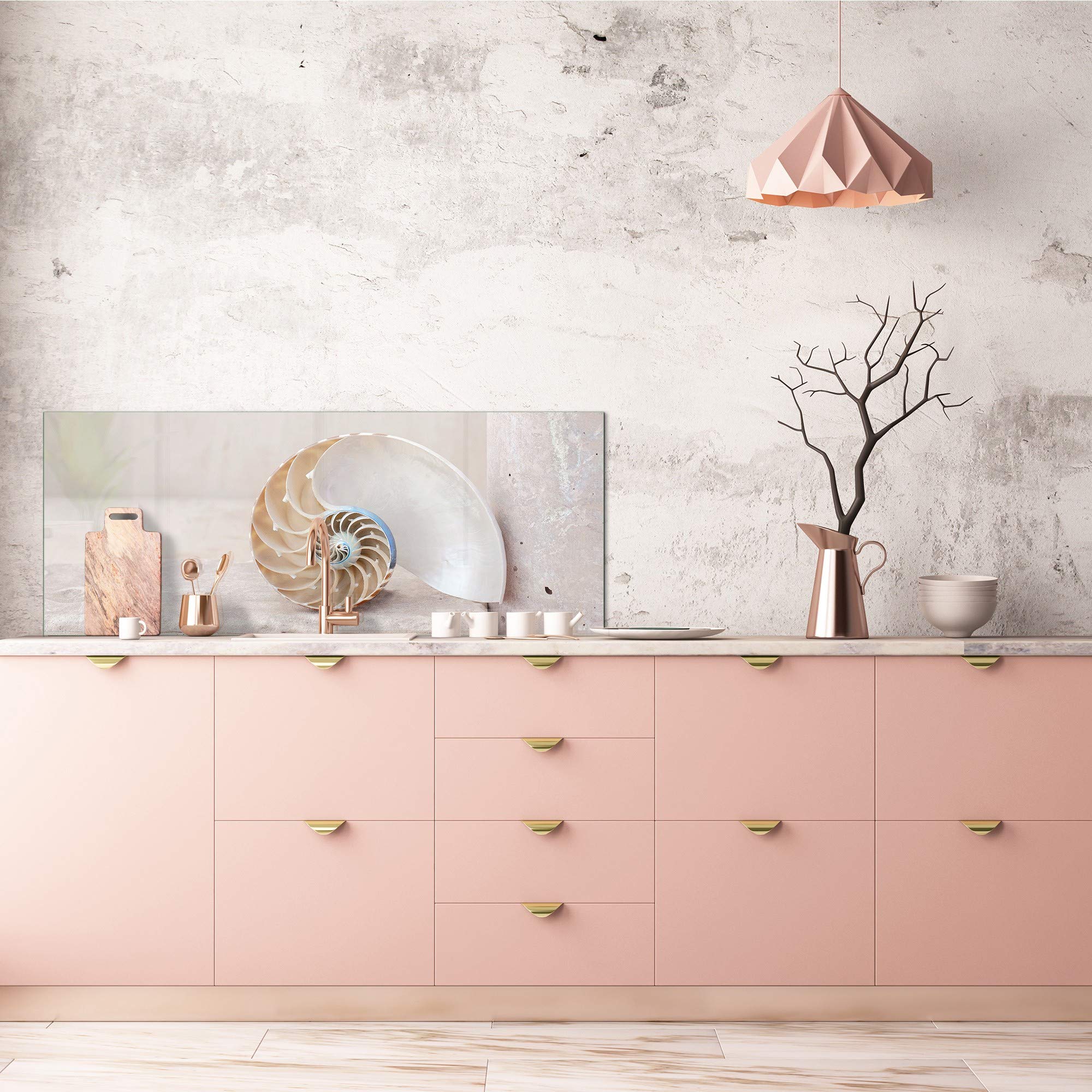 Large format horizontal backsplash -Art design glass Various Series BBS08: