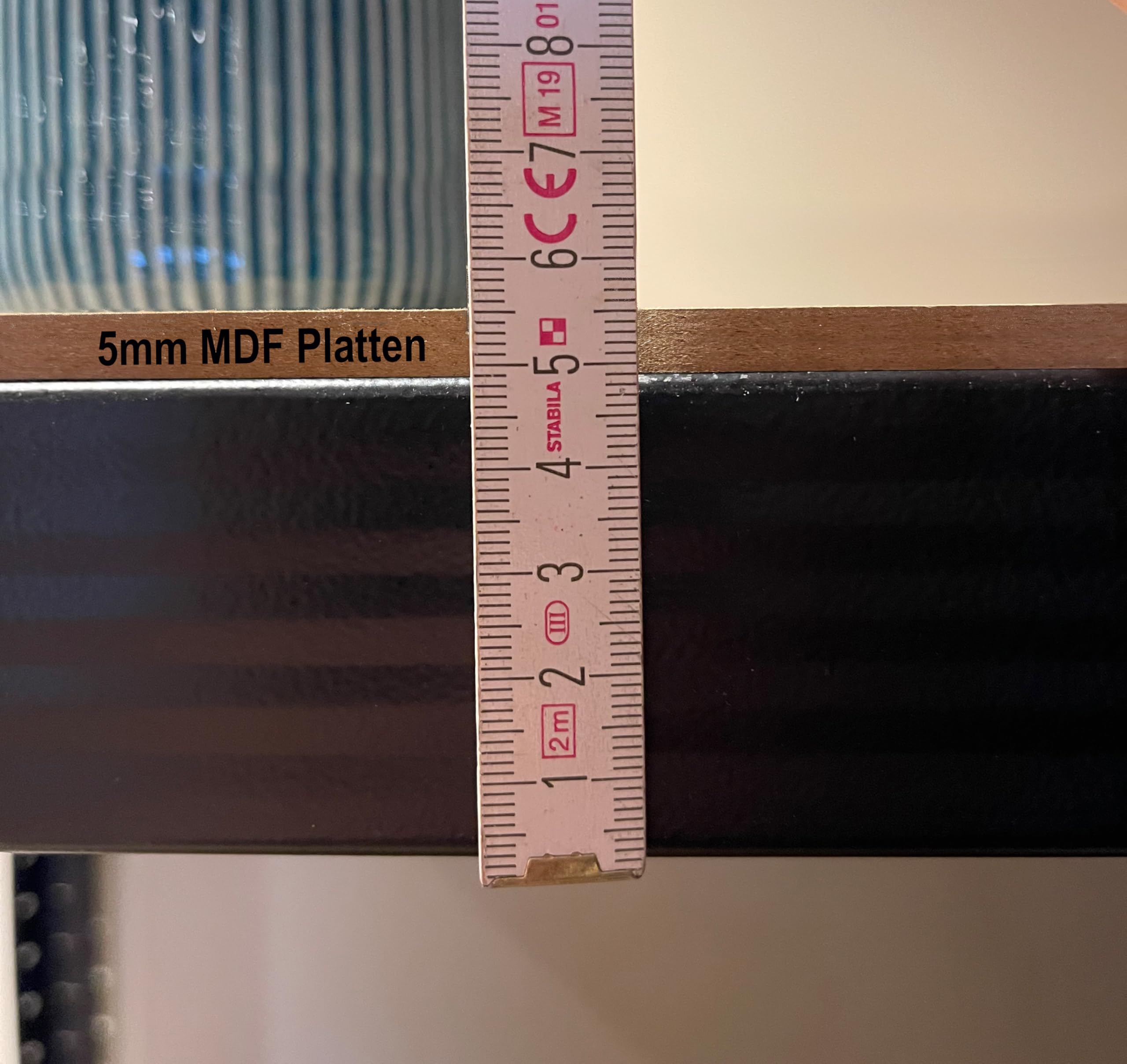 QUICK STAR Lagerregal, 90x40x180cm, 4 MDF Böden, 175kg pro Boden, Stahl Schwarz