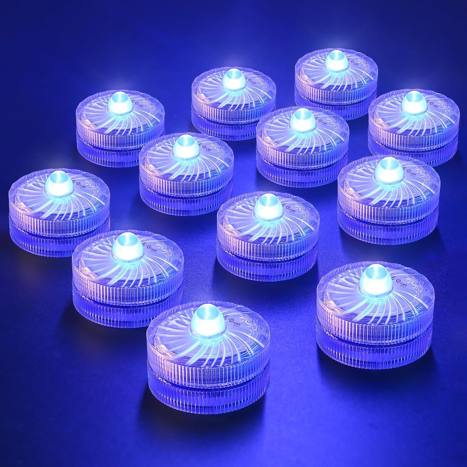 Lampe Chauffe-plat LED à Piles, Bougie Chauffe-plat étanche SubSN