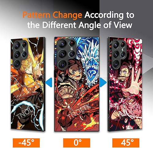Miniatura 2 de Funda 3D Anime Motion para Samsung Galaxy S22 de 6.1 pulgadas, a prueba de golpes, suave, antiarañazos, manga cambiable, compatible con Samsung