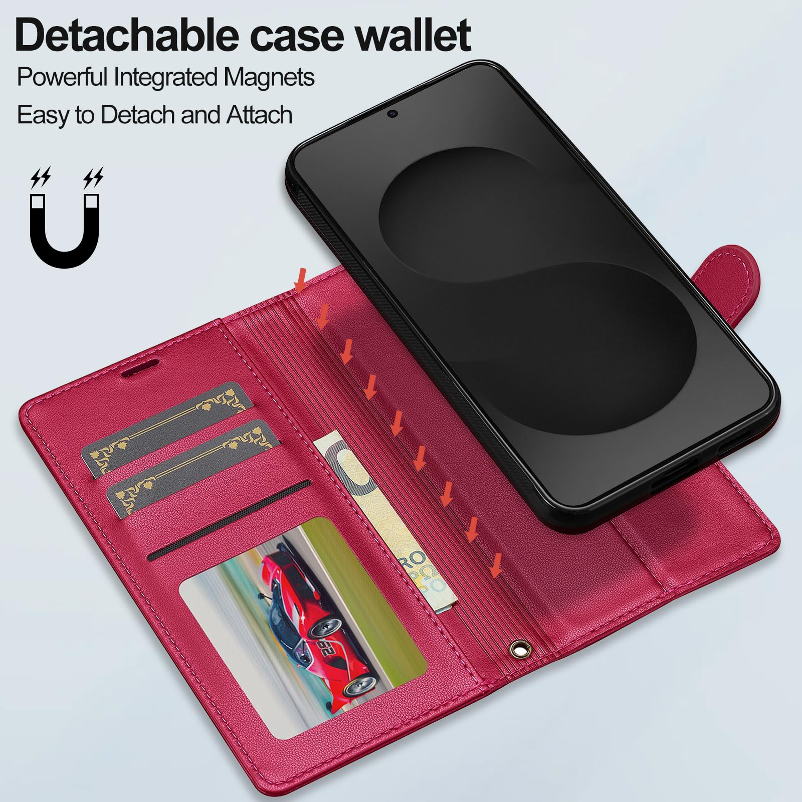 Amazon.com: HAII for Samsung Galaxy S25 Edge 2025 Case, 2 in1