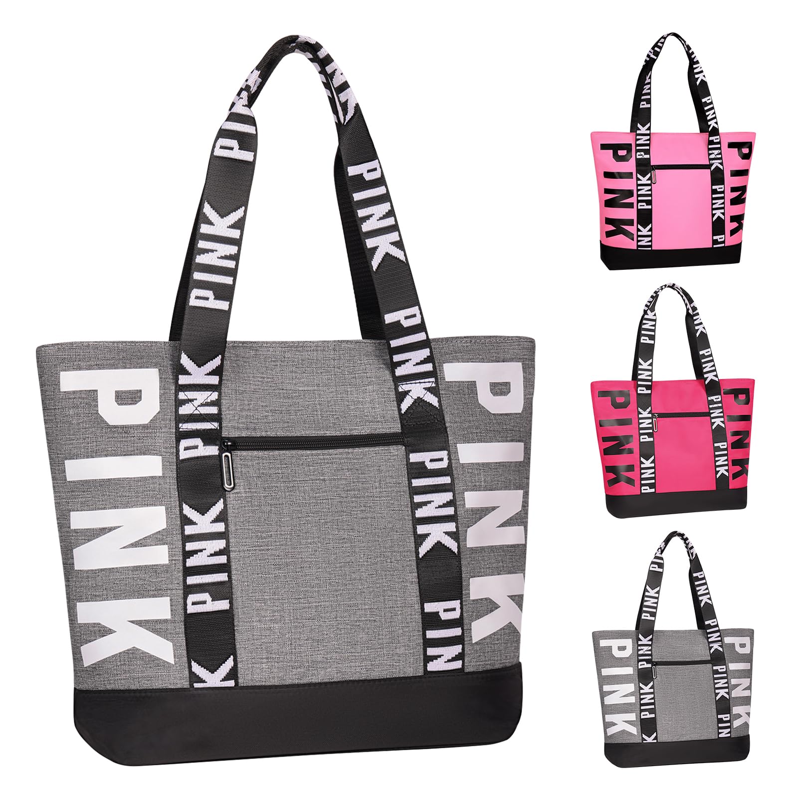 Travel Tote Bag for Women, Large Waterproof Beach Bag for Daily