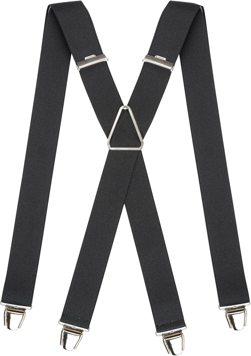 PIERROT Men’s Suspenders - One Size Adjustable and Elastic Suspenders for Men Trousers Heavy Duty with 4 Very Strong Clips