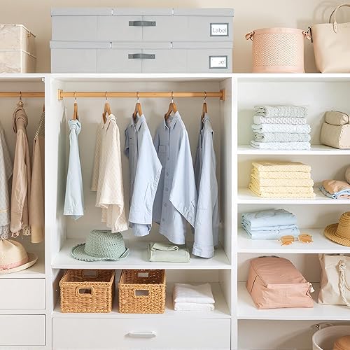 Miniatura 5 de Cupic Cupid Contenedores de almacenamiento debajo de la cama, organizador plegable grande con tapa de tres pliegues para dormitorio, caja de