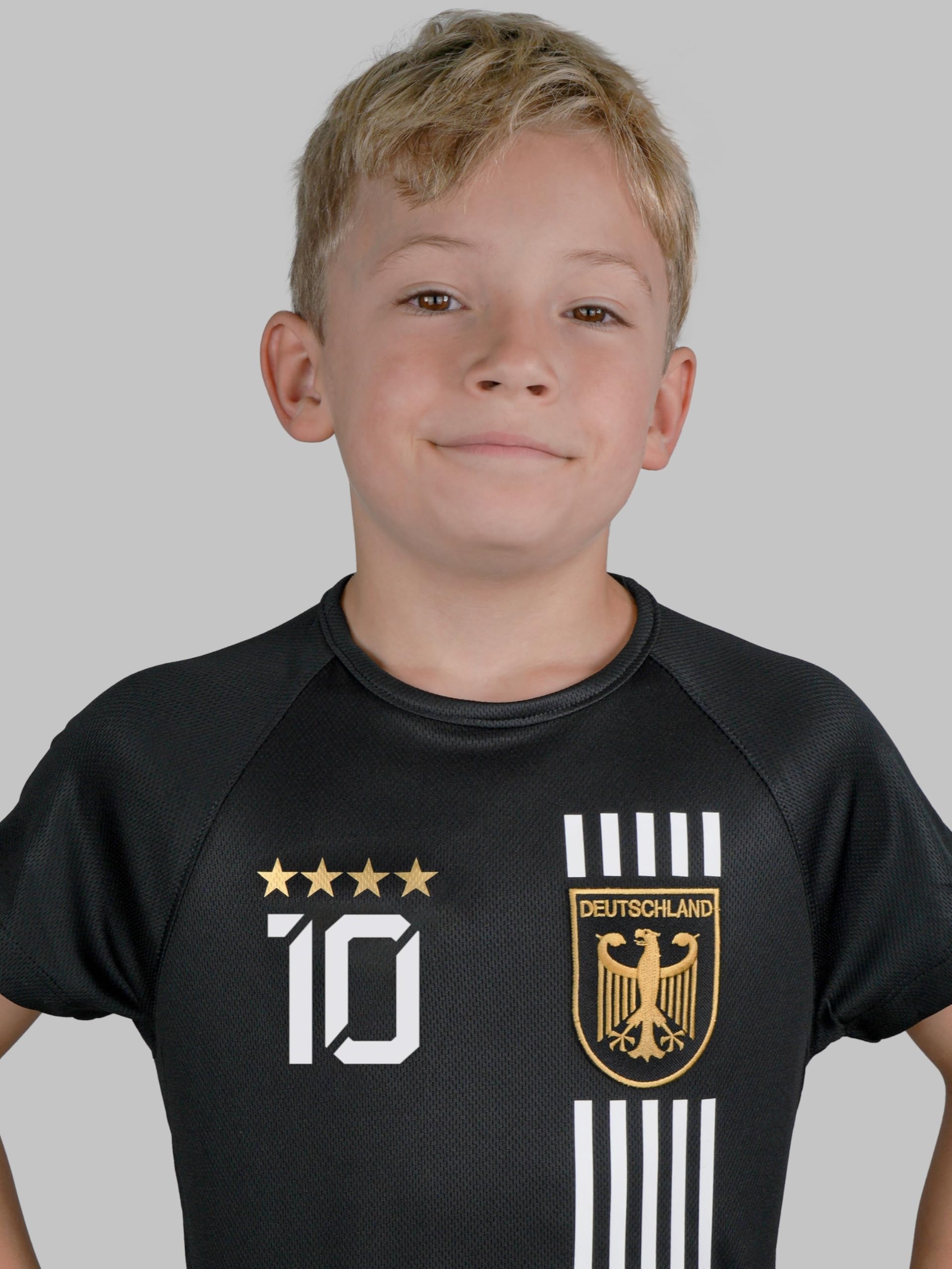 IIIII20Fo7IIIII Fussball Deutschland Trikot Em 2024 Kinder mit eigenem Namen personalisiert - Jungen National Fußball Kind Trikots - Jungs Fanartikel deutsche Nationalmannschaft