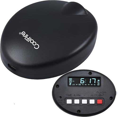 Miniatura 6 de Coolfire Reloj despertador vibratorio para adultos y adolescentes que duermen mucho - La solución definitiva de despertador para personas que