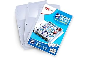 540-Pocket 3-Ring Football Card Sleeves