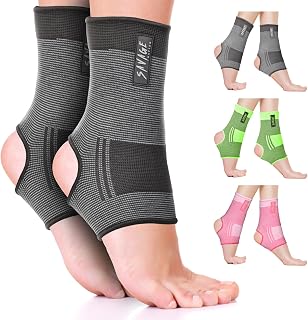 BeSAVAGE Ankle Brace for Sprained Ankle - Stabilizer Brace for Women, Support for Men, Achilles Tendonitis Wrap, and Ankle Compression Sleeve - Perfect for Running, Gym, Boxing, and Sports