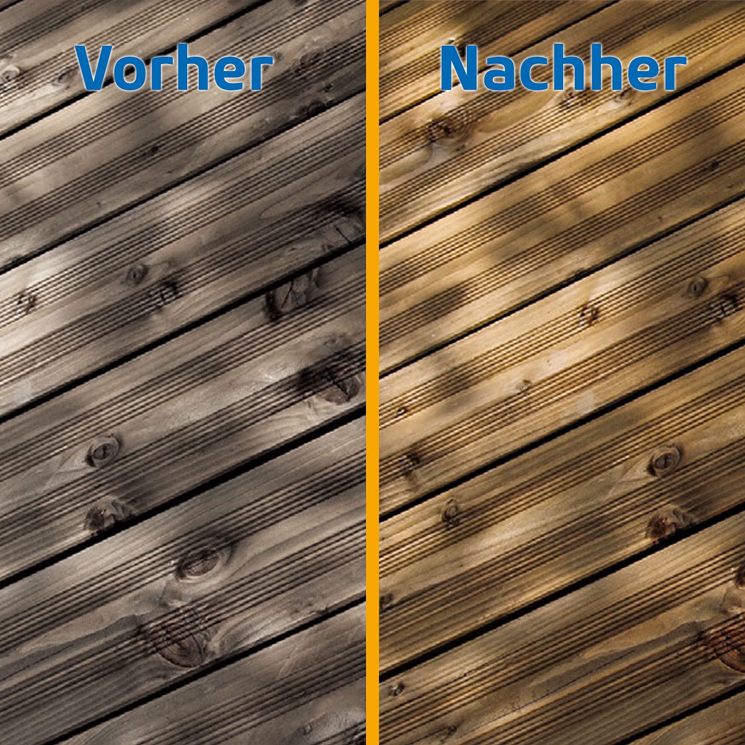 Dr. Schutz Holz Entgrauer 2,5 L | Holzreiniger für vergraute Holzoberflächen im Außenbereich | Holzentgrauer für frische Optik | Holz Aufheller | Terrassenreiniger | Entgrauer Holz | Teak Entgrauer