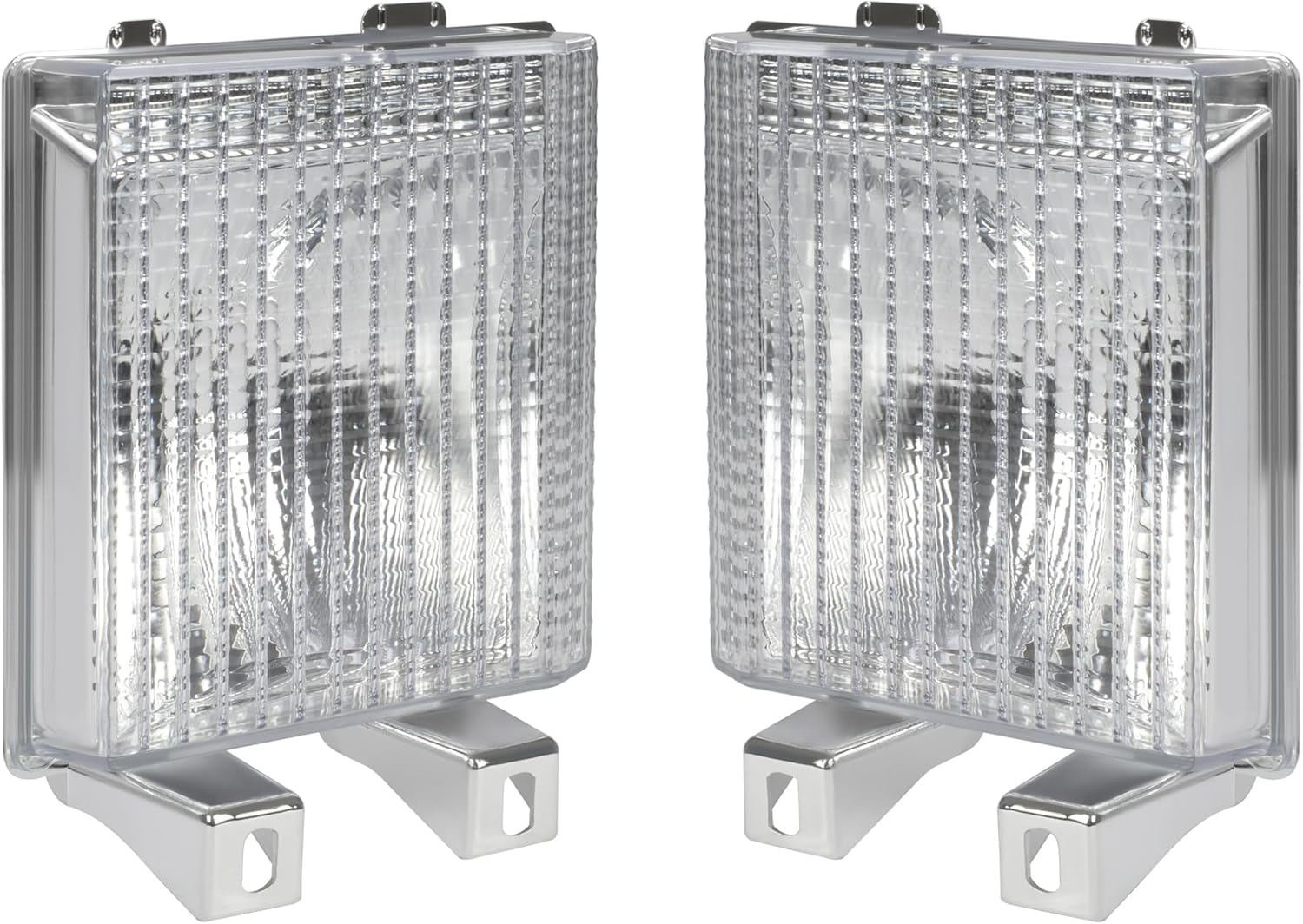 HECASA Pair Turn Signal Lights Compatible with 1983-1991 Chevy Chevrolet Blazer C10 C20 G10 Suburban C10 GMC Jimmy Suburban Replacement for GM2520110 GM2521110 Truck Side Corner Marker Lamp Light