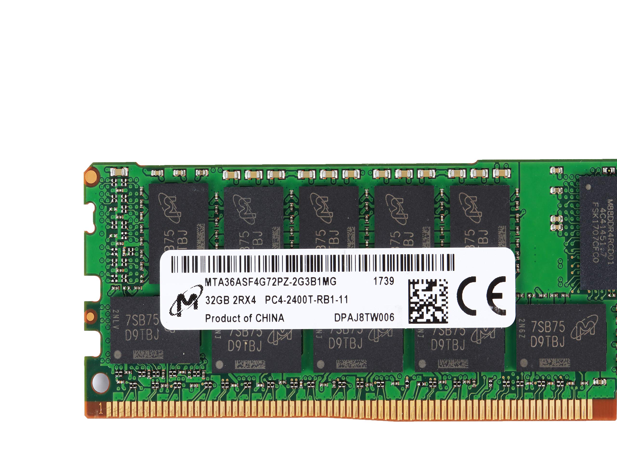 MICRON 32GB PC4-2400T-R Registered ECC 2RX4 Memory RDIMM
