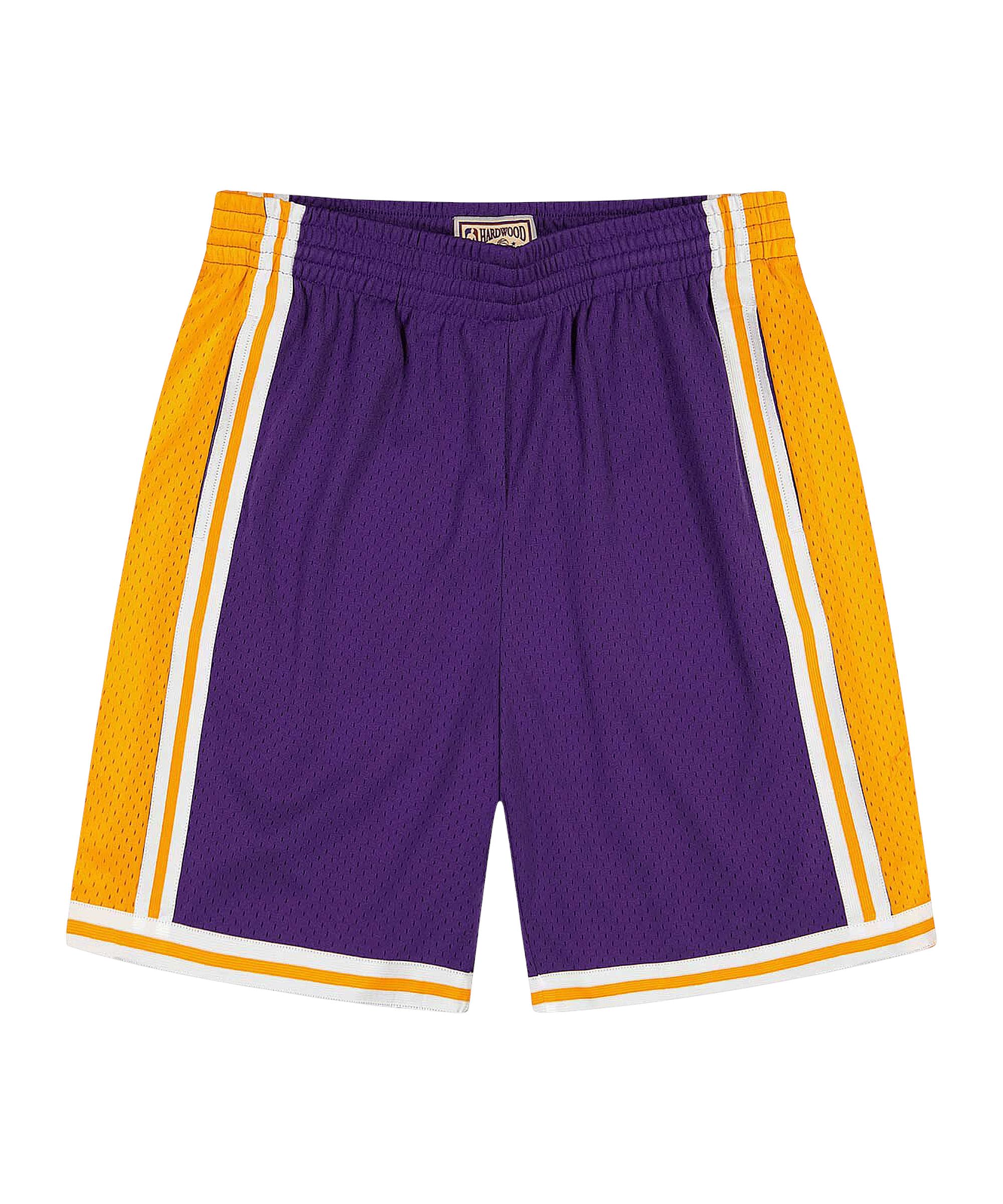 Mitchell & Ness Pantaloncini Swingman M&N NBA Los Angeles Lakers 1984-85