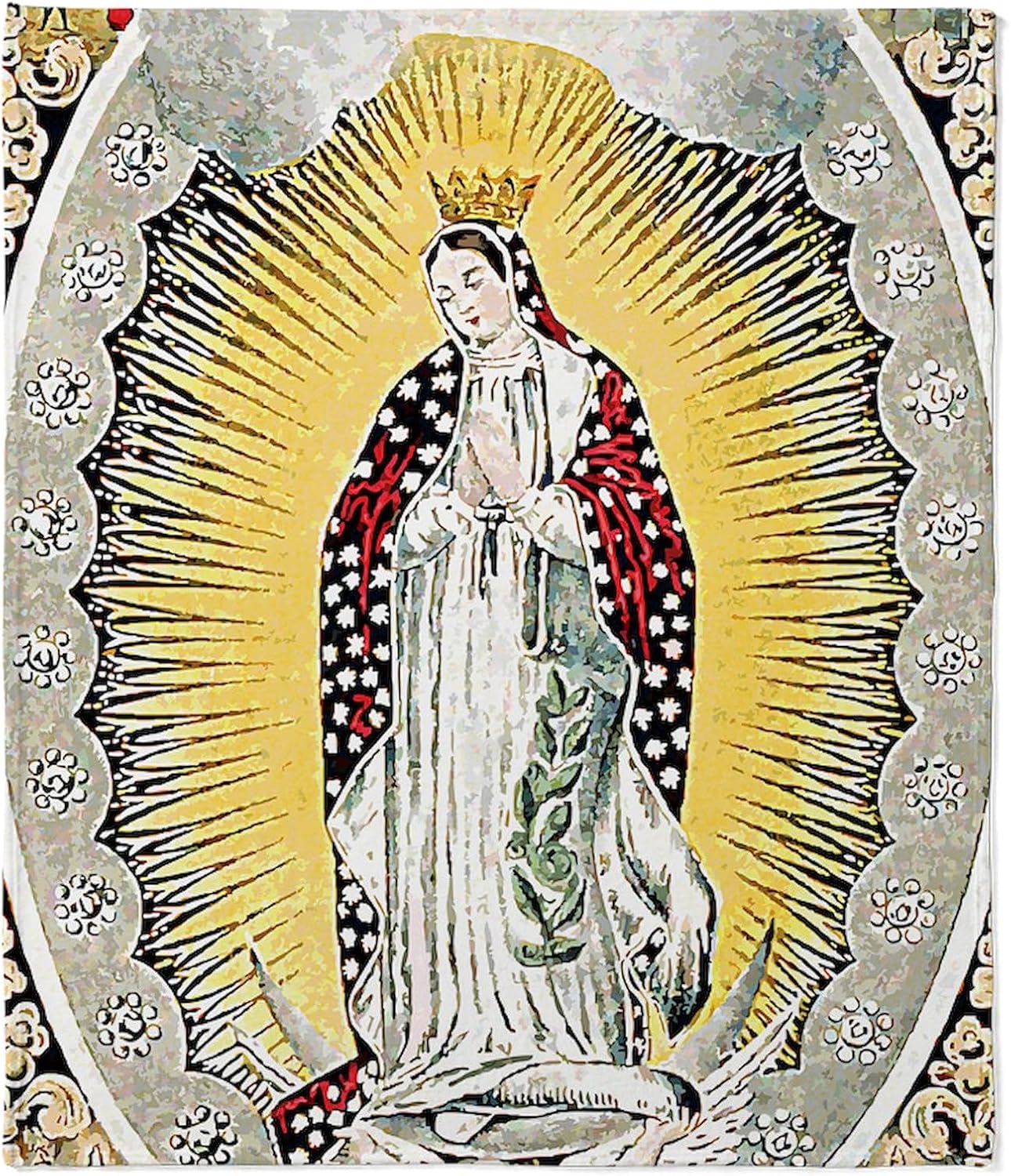 CafePress Our Lady of Fatima 1917 Throw Blanket Super Soft Fleece Plush Throw Blanket, 60"x50"