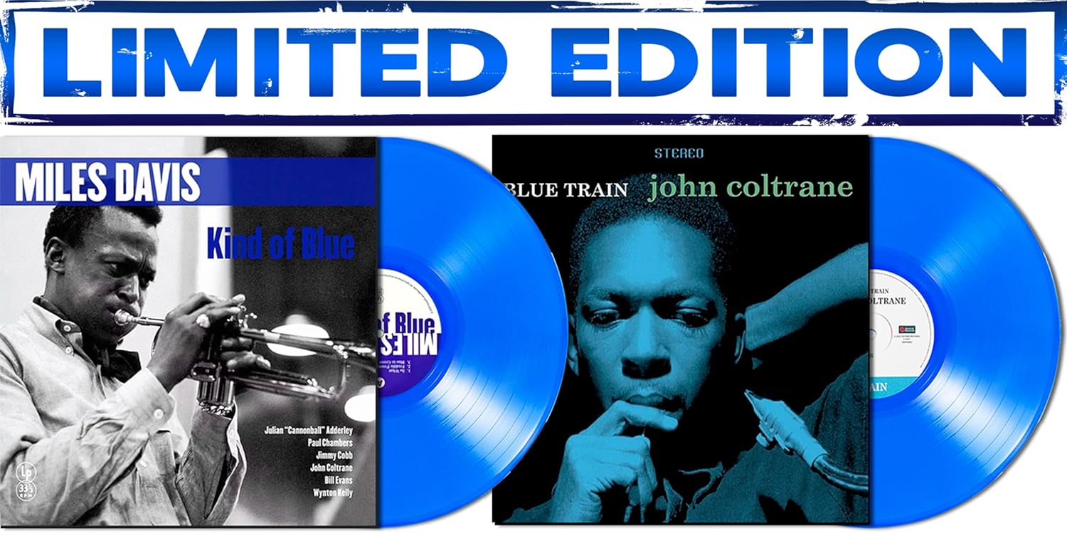 Kind Of Blue / Blue Train - Blue Jazz Vinyls Collection - Limited Edition Colored Vinyl