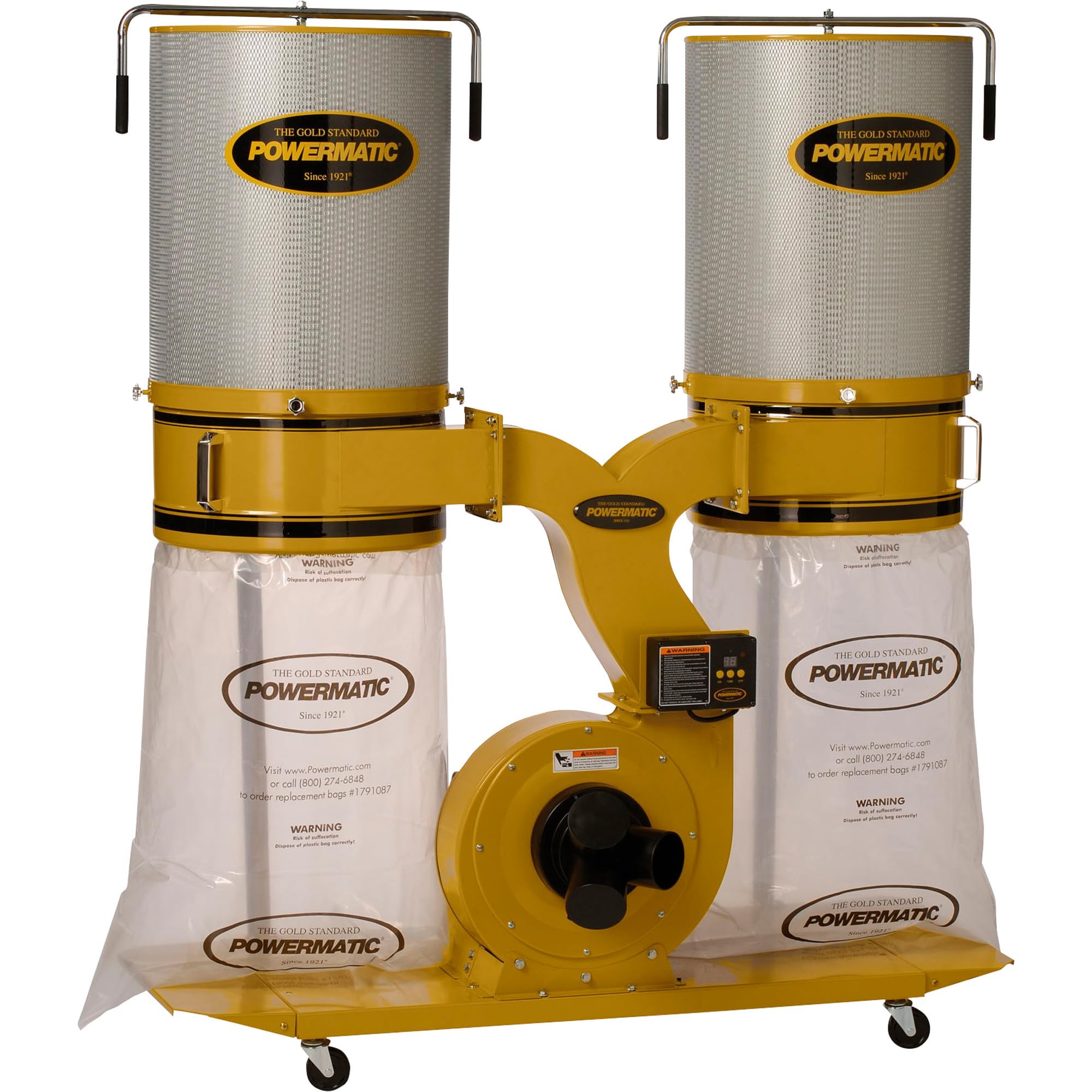 Powermatic TurboCone Dust Collector, 2-Micron Canister Filter, 3