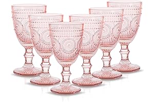 Pink Water Goblets: The Essence of Graceful Hydration