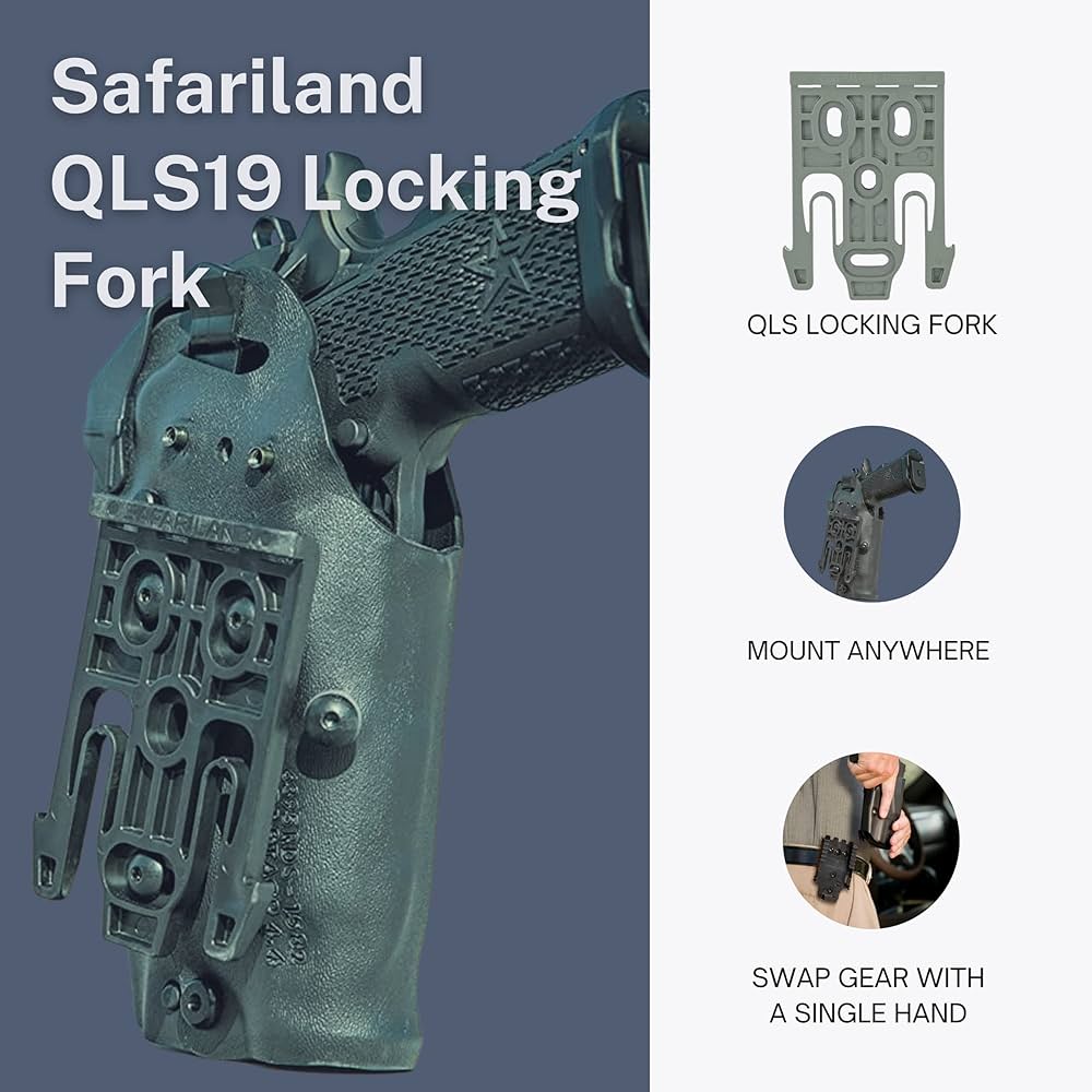 スターダストギアGLOCKホルスター　サファリランドQLS19ホルスターフォーク スターダストギアGLOCKホルスター サファリランドQLS19