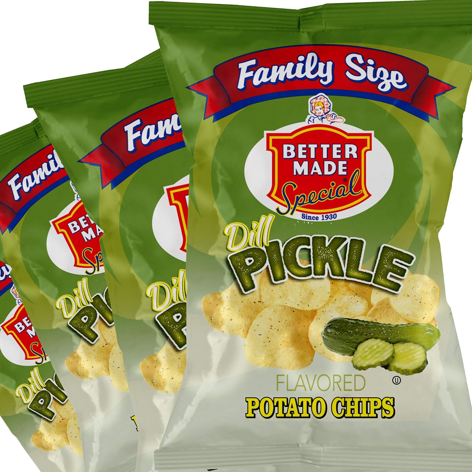 Better Made Special Potato Chips (4) x 8.510oz Bags (Pack of 4) Choose Your
