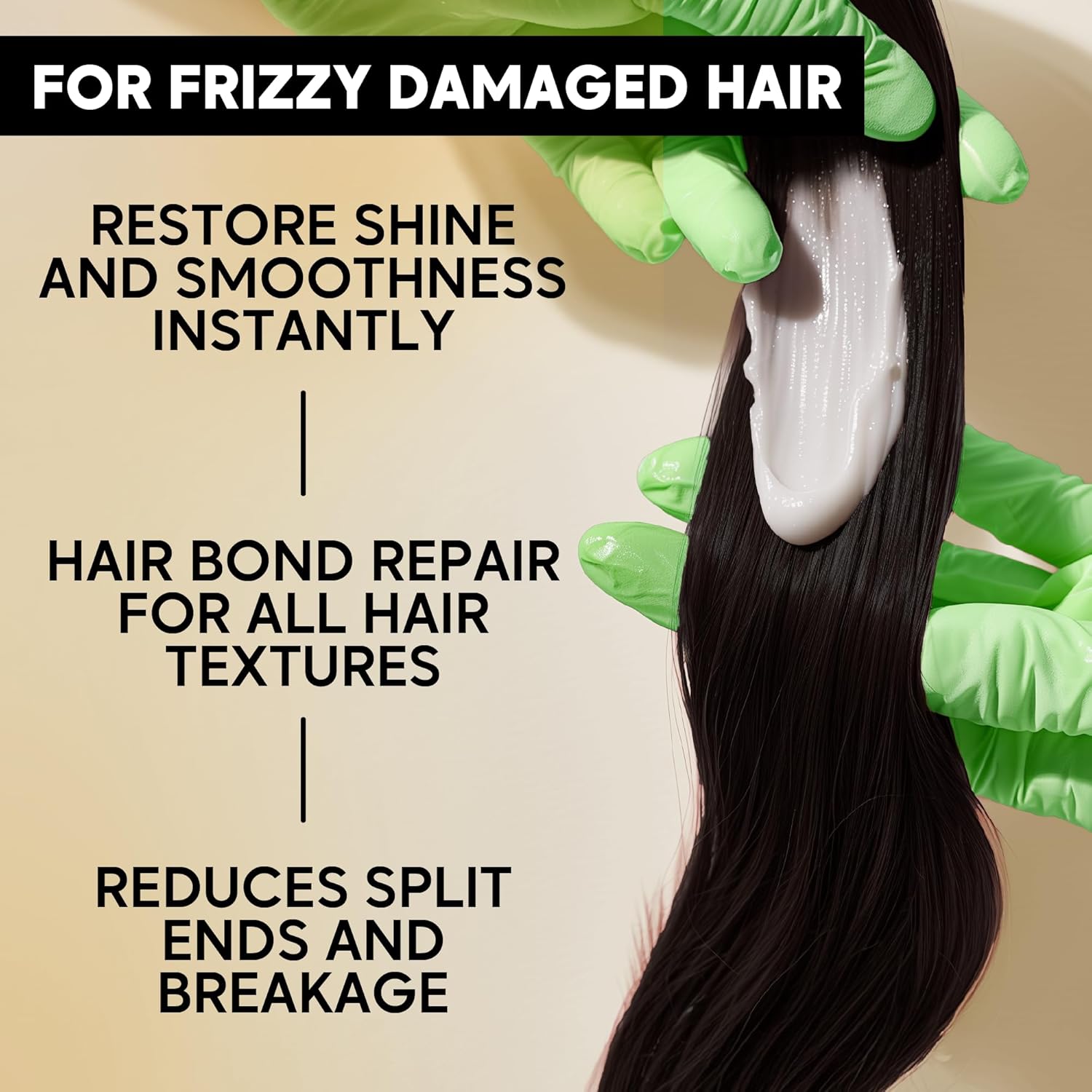 AFRO BRAZILIAN BONDOX Hair Relaxer Alternative – Extra Strong Thermal Hair Mask 8.8oz for Damaged Hair – Straightening Treatment for All Hair Types, Especially Afro 4A 4B 4C – With Almond Oil, Shea Bu - Image 2