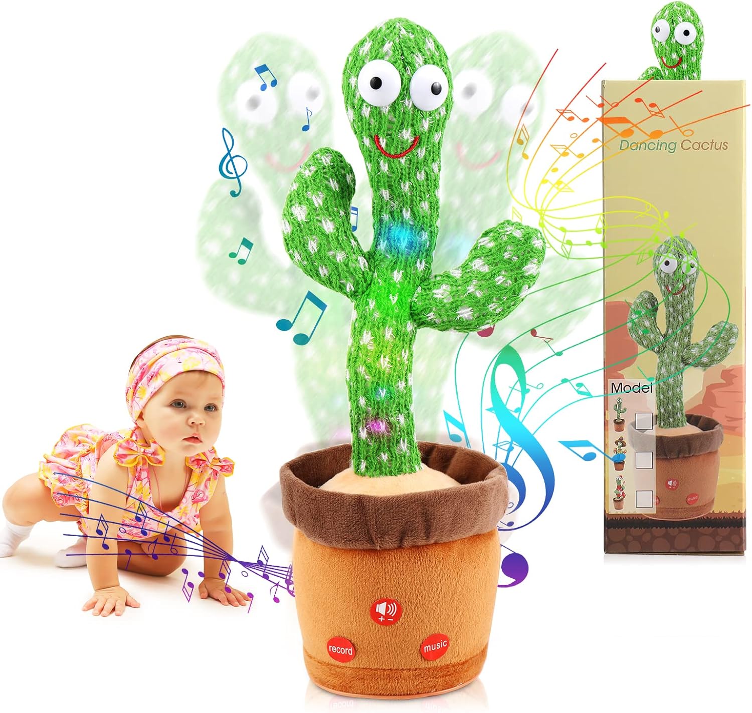 Dancing Cactus Talking Cactus Toy 