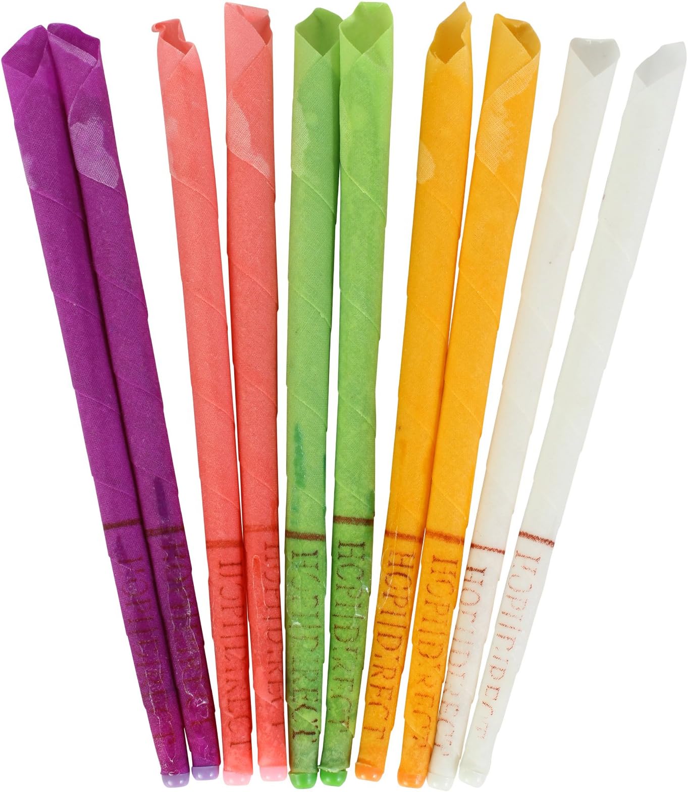 Aromatherapy Hopi Ear Candles by Hopi Direct Featuring Natural Beeswax & Organic Cotton (No Chemicals) for Simple, Effective & Pain-free Ear Wax Removal & Sinus Relief – Handmade - 6 Pairs, 6 Scents