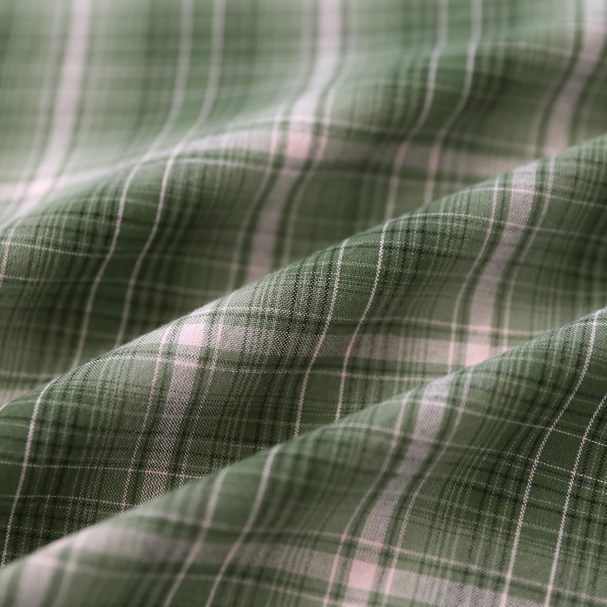 Dubinik® Camicia Uomo Maniche Corte Quadri Casual Lavoro
