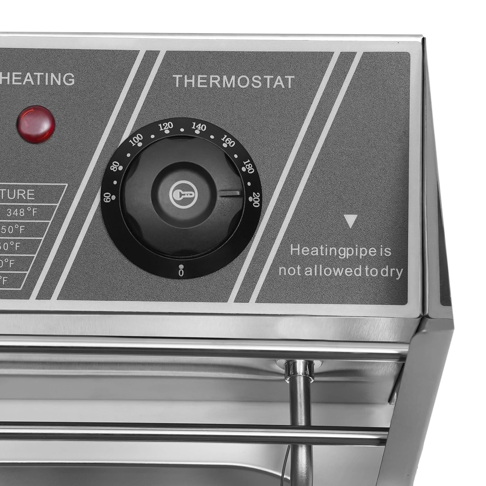 Friggitrice Elettrica Commerciale 2 Vasche da 12 L 5000W Friggitrice ad Olio in Inox con 2 Cesti per Friggitrice e Tempo Regolabile 60-200 °C per Rondelle di Cipolla, Pollo fritto Snack Bar