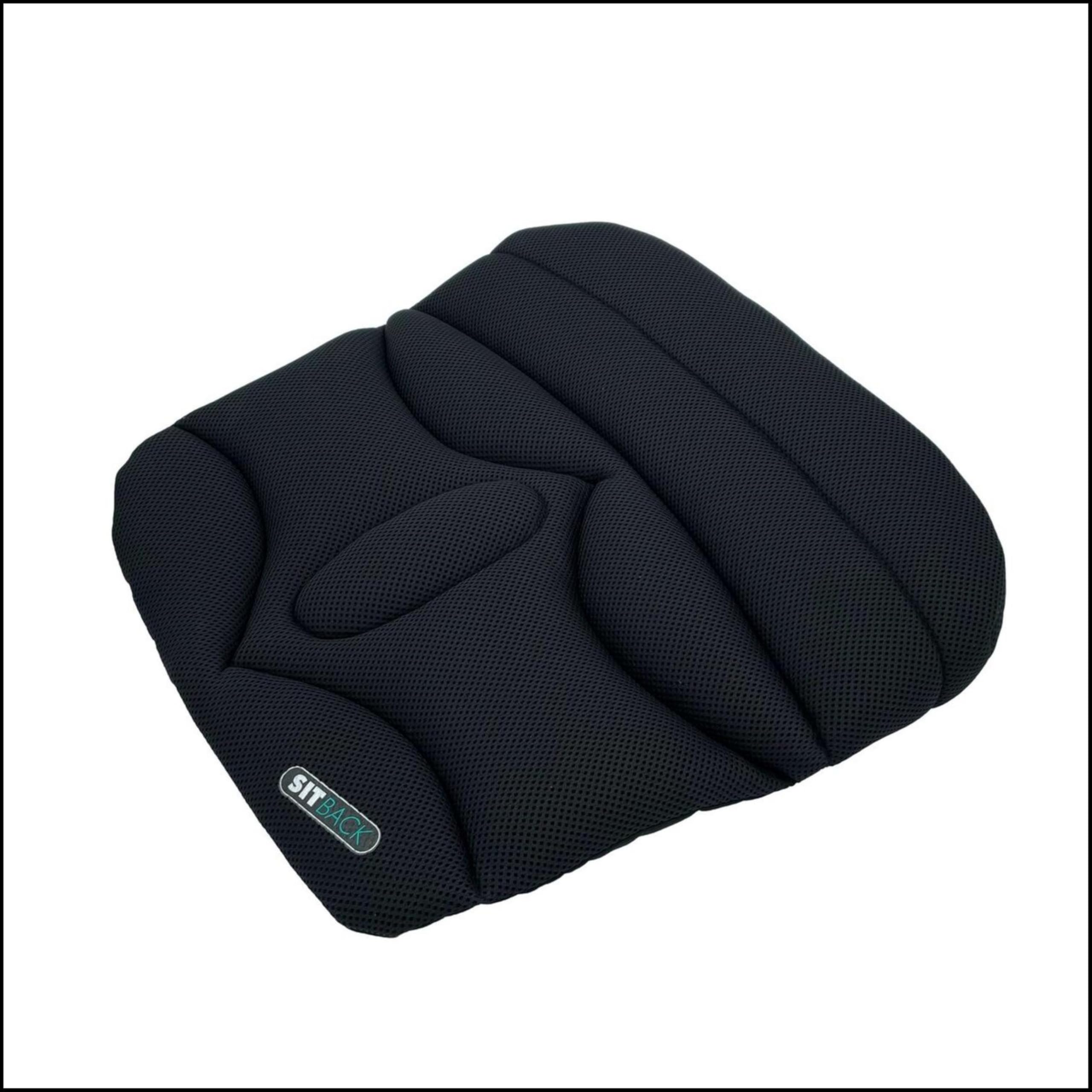 Sitback Basic Keilkissen Stuhlkissen Autositzkissen Universal (Black Air)