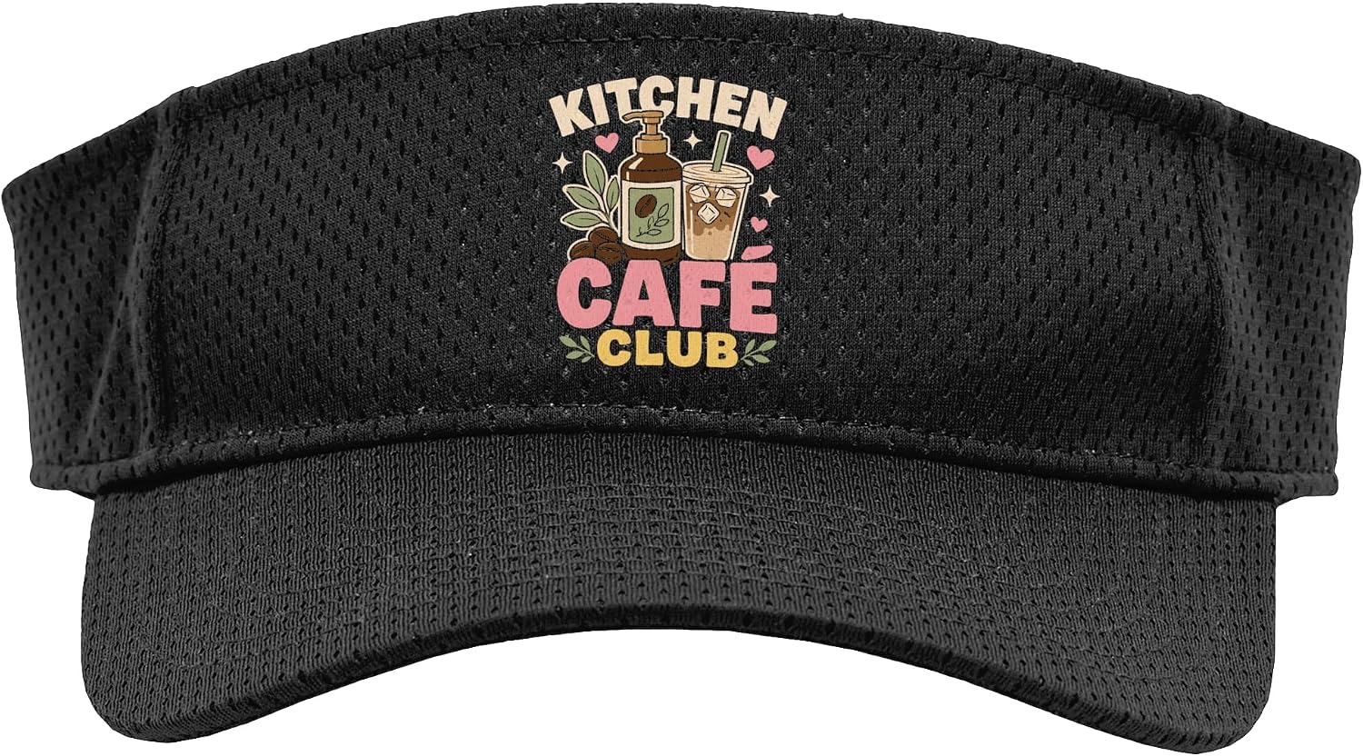 Home Café Girl Coffee Girl Home Barista Gift Sport Sun Visor