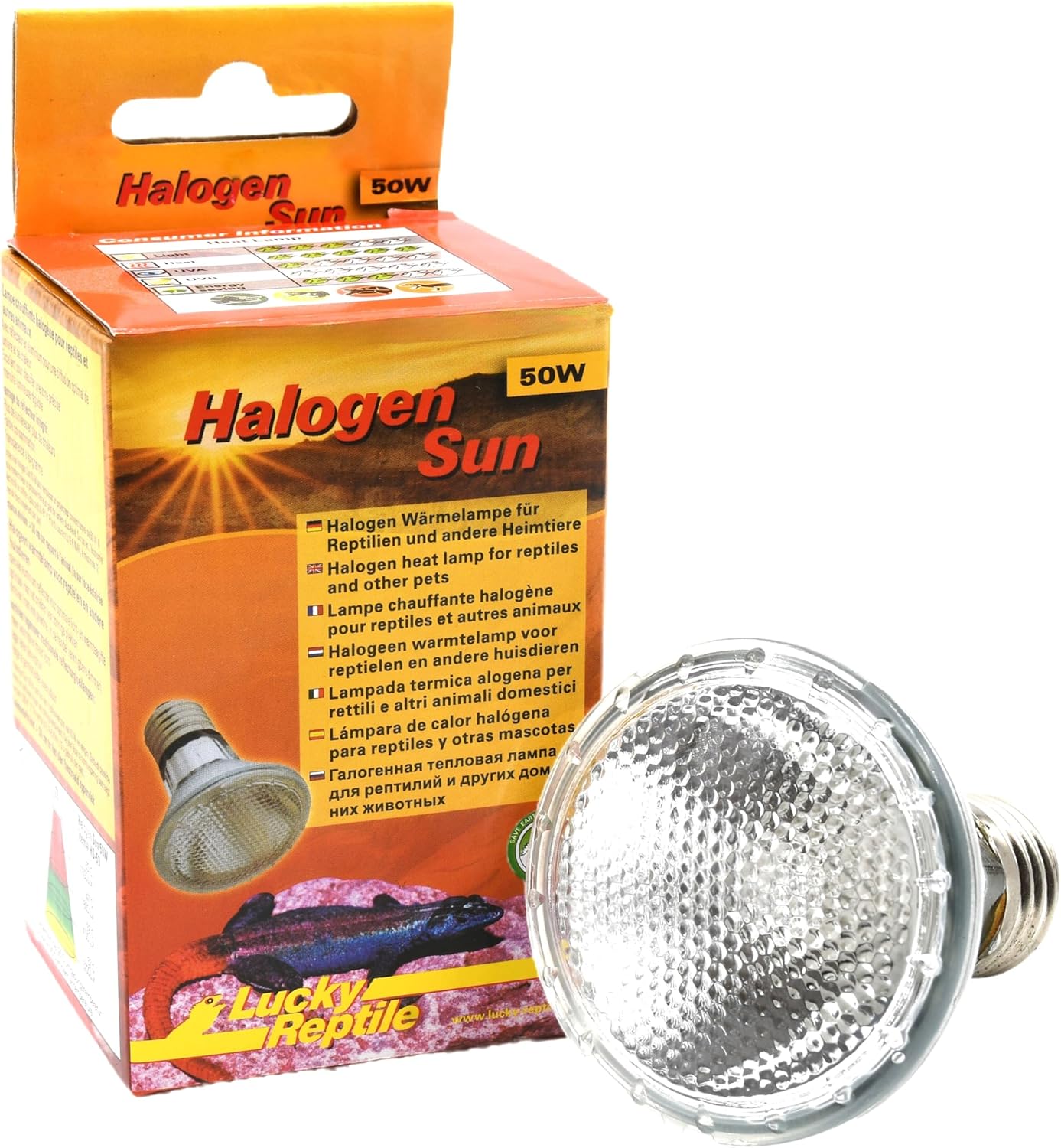 Lucky Reptile HS-50 Halogen-Sonne, 50 Watt