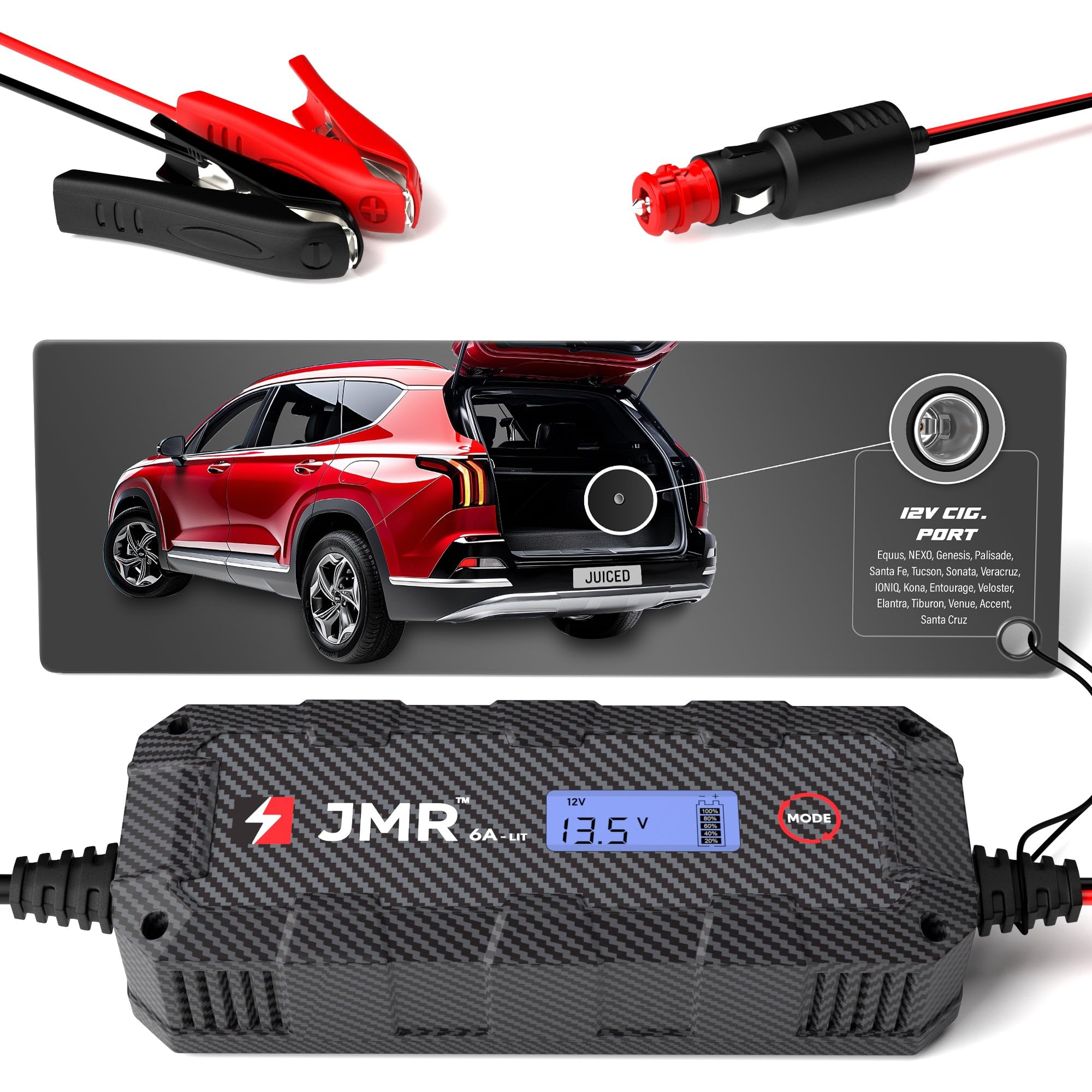 Amazon.com: JMR Battery Charger for Hyundai Equus Nexo Genesis