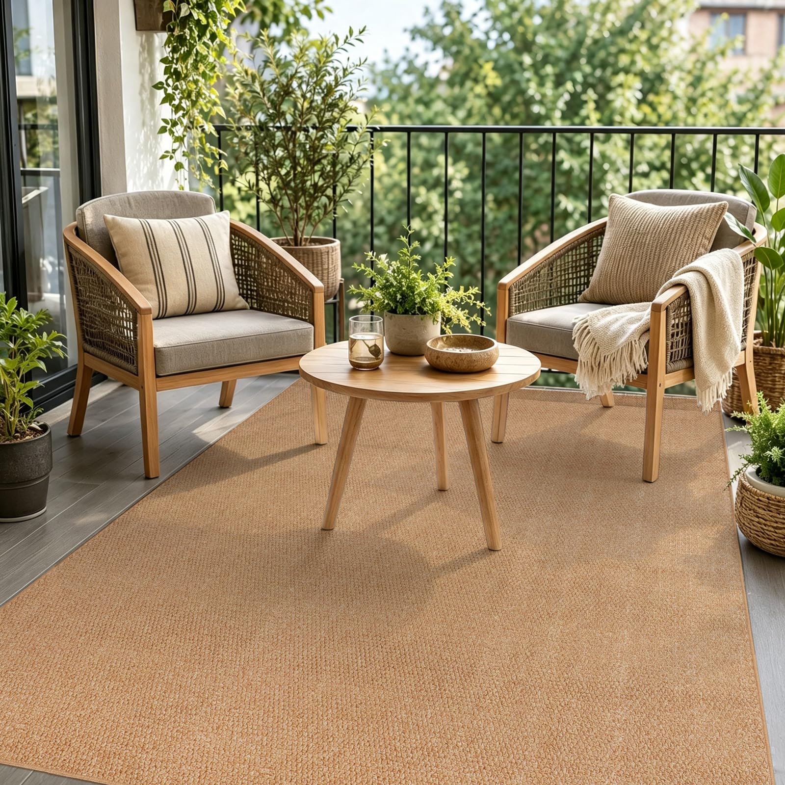 Ultra Thin Dirt Trapper Door Mat Indoor,Non-Slip 36" x 60" Porte and Hall Mat, Low Profile Front Indoor Mats for Dogs Paws, Large Absorbent Back Door Mats,Machine Washable Entryway Rugs, Camel Natural — Amazon image 10